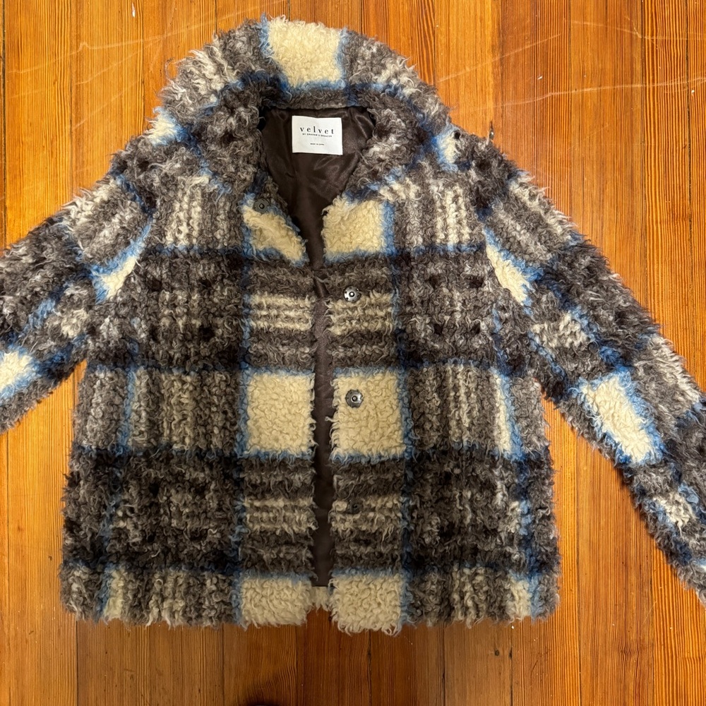 Velvet Sherpa Jacket